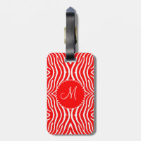 Modèle Zèbre rouge et blanc Customisé