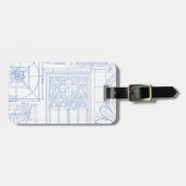 Étiquette À Bagage Modèles architecturaux (Devant horizontal)