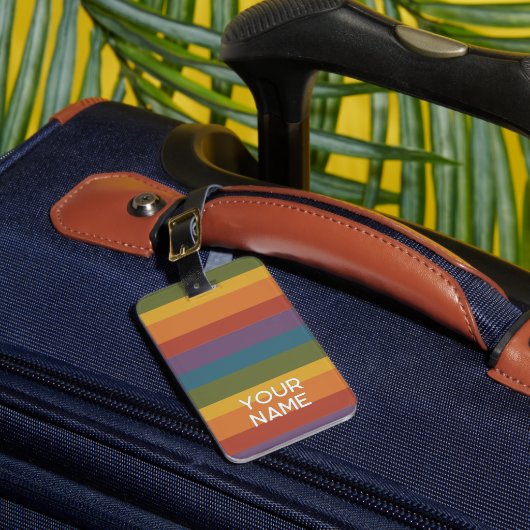 Étiquette À Bagage Moderna Linear | MCM Rainbow (Insitu Rectoal 1)