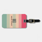 Étiquette À Bagage Moderne (Devant horizontal)