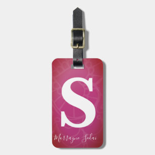 Étiquette À Bagage Moderne Élégant Simple Voyage en toute sécurité mo