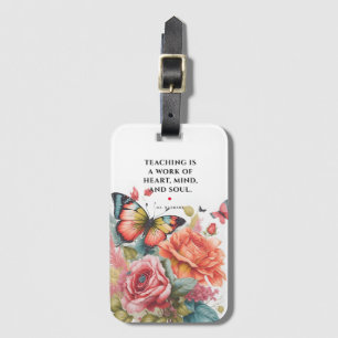 ÉTIQUETTE À BAGAGE MODERNE MEILLEUR ENSEIGNANT JAMAIS ENSEIGNER ESPRI