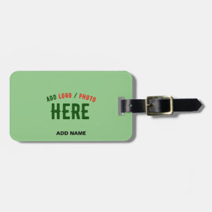 ÉTIQUETTE À BAGAGE MODERNE MODERNE À LA MINT VERT VÉRIFIÉ MARQUE STYL