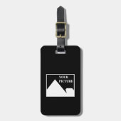 Étiquette À Bagage Moderne simple Créez votre propre image Mariage (Devant Vertical)