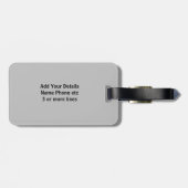 Étiquette À Bagage Modifier le nom initial, ajouter (supprimer), bros (Dos horizontal)