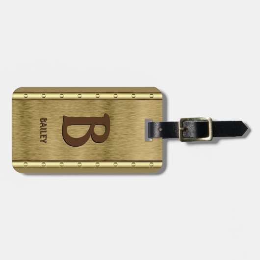 Étiquette À Bagage Modifier le nom initial, ajouter (supprimer), Brow (Devant horizontal)