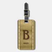 Étiquette À Bagage Modifier le nom initial, ajouter (supprimer), Brow (Devant Vertical)