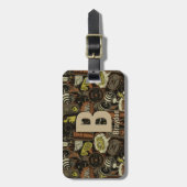 Étiquette À Bagage Modifier le nom initial, ajouter (supprimer), la d (Devant Vertical)