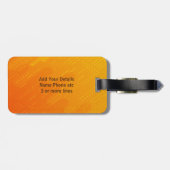 Étiquette À Bagage Modifier le nom initial, ajouter (supprimer), oran (Dos horizontal)