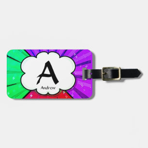 Étiquette À Bagage Modifier le nom initial, ajouter (supprimer), Pop
