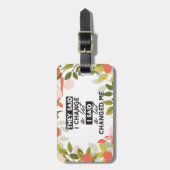 Étiquette À Bagage Modifier les devis avec le Motif d'arbre fruitier  (Devant Vertical)