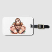 Étiquette À Bagage Moi et mon Bigfoot (Devant Horizontal)