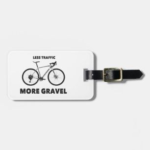 Étiquette À Bagage Moins de trafic Plus de gravier