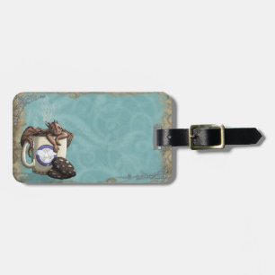Étiquette À Bagage [Moka de dragon de tasse de thé]