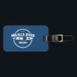 Étiquette À Bagage Molalla River Oregon Kayaking<br><div class="desc">La rivière Molalla est un affluent de 81 milles de la rivière Willamette,  dans le nord-ouest de l'Oregon,  aux États-Unis. Au nord-ouest de la chaîne Cascade Range à travers le désert de Table Rock,  il traverse la ville de Molalla avant d'entrer dans la plus grande rivière près de Canby</div>