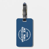 Étiquette À Bagage Molalla River Oregon Kayaking (Dos Vertical)