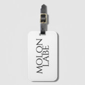 Étiquette À Bagage Molon Labe (Devant Vertical)