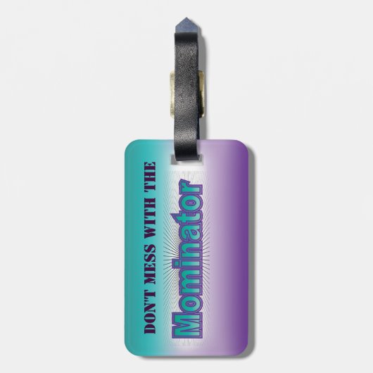 Étiquette À Bagage Mominator (Dos Vertical)