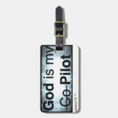 Étiquette À Bagage "Mon" bagage pilote (Devant Vertical)