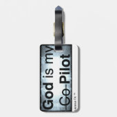 Étiquette À Bagage "Mon" bagage pilote (Dos Vertical)