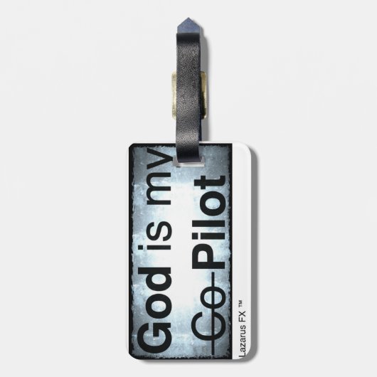 Étiquette À Bagage "Mon" bagage pilote (Dos Vertical)