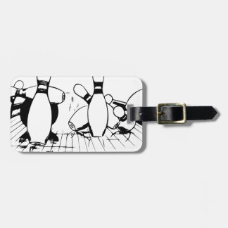 Étiquette À Bagage Mon équipe potable a un problème de bowling