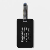 Étiquette À Bagage Mon meilleur ami (Dos Vertical)