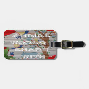 Étiquette À Bagage Mon monde animal valentine.png