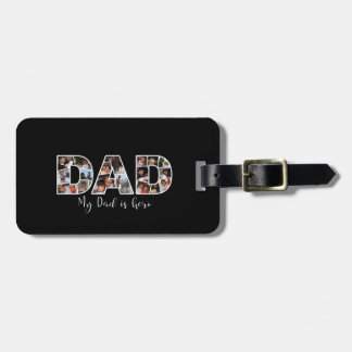 Étiquette À Bagage Mon père est un héros