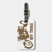 Étiquette À Bagage mon tricycle mes règles (Devant Vertical)