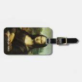 Étiquette À Bagage Mona Lisa de Léonard de Vinci, Art Renaissance (Devant horizontal)