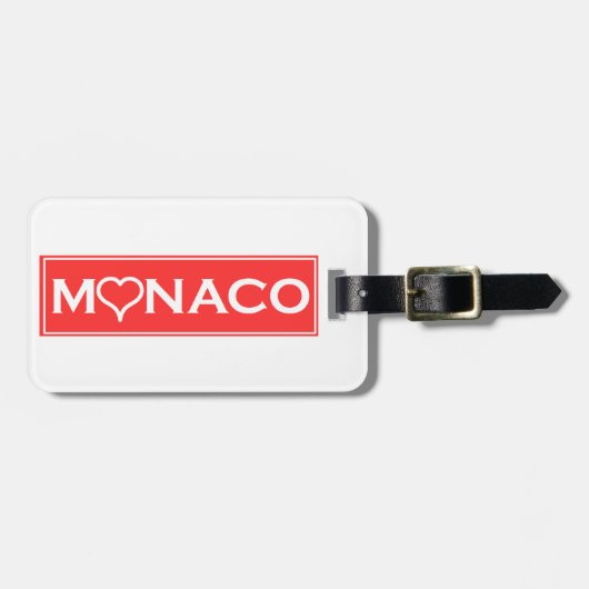 Étiquette À Bagage monaco (Devant horizontal)