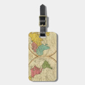 Étiquette À Bagage Monde. 3 (Devant Vertical)