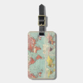 Étiquette À Bagage Monde - commerce (Devant Vertical)