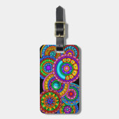 Étiquette À Bagage Monde des couleurs (Devant Vertical)