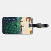 Étiquette À Bagage Monde Des Échecs (Dos horizontal)