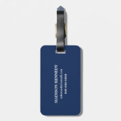 Étiquette À Bagage Monde d'or (Dos Vertical)