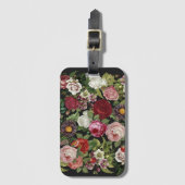 Étiquette À Bagage Monde du Rose (Devant Vertical)