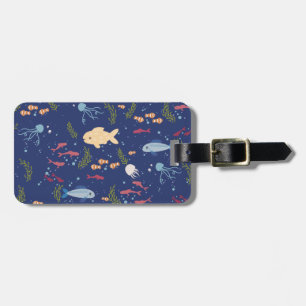 Étiquette À Bagage Monde sous-marin
