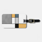 Étiquette À Bagage Mondrian inspiré (Devant horizontal)
