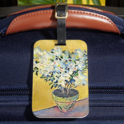 Étiquette À Bagage Monet - Azalées blanches dans un pot, (Insitu Rectoal 2)