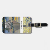 Étiquette À Bagage Monet - Bateau à Petit-Gennevilliers - Code QR (Devant horizontal)