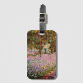 Étiquette À Bagage Monet - Irises dans le jardin de Monet (Devant Vertical)
