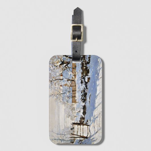 Étiquette À Bagage Monet - La Magpie (Devant Vertical)