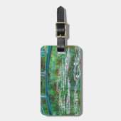 Étiquette À Bagage Monet The Japanese Footbridge Fine Art (Devant Vertical)