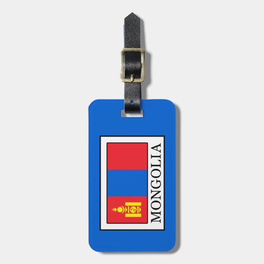 Étiquette À Bagage Mongolie (Devant Vertical)