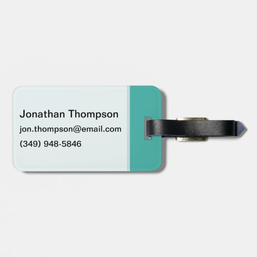 Étiquette À Bagage Monkey spatial (Dos horizontal)