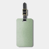 Étiquette À Bagage Monnaie vert (Devant Vertical)