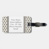 Étiquette À Bagage Monogramme (Dos horizontal)