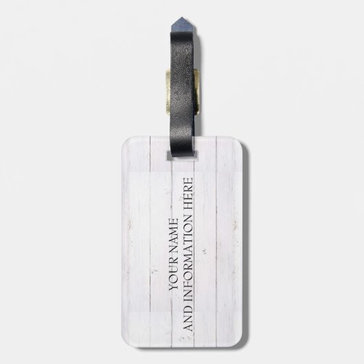 Étiquette À Bagage Monogramme Boho Boho Boho Boho (Dos Vertical)